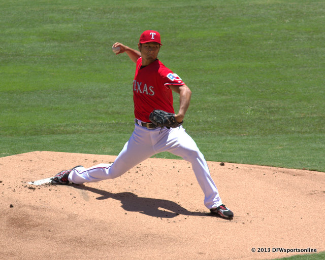 Yu Darvish. Photo by George Walker for DFWsportsonline.com